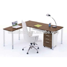 Heat sale modern executive desks for office design brown melamine + zebra upholstery, Pro office furniture factory (JO4062-1)